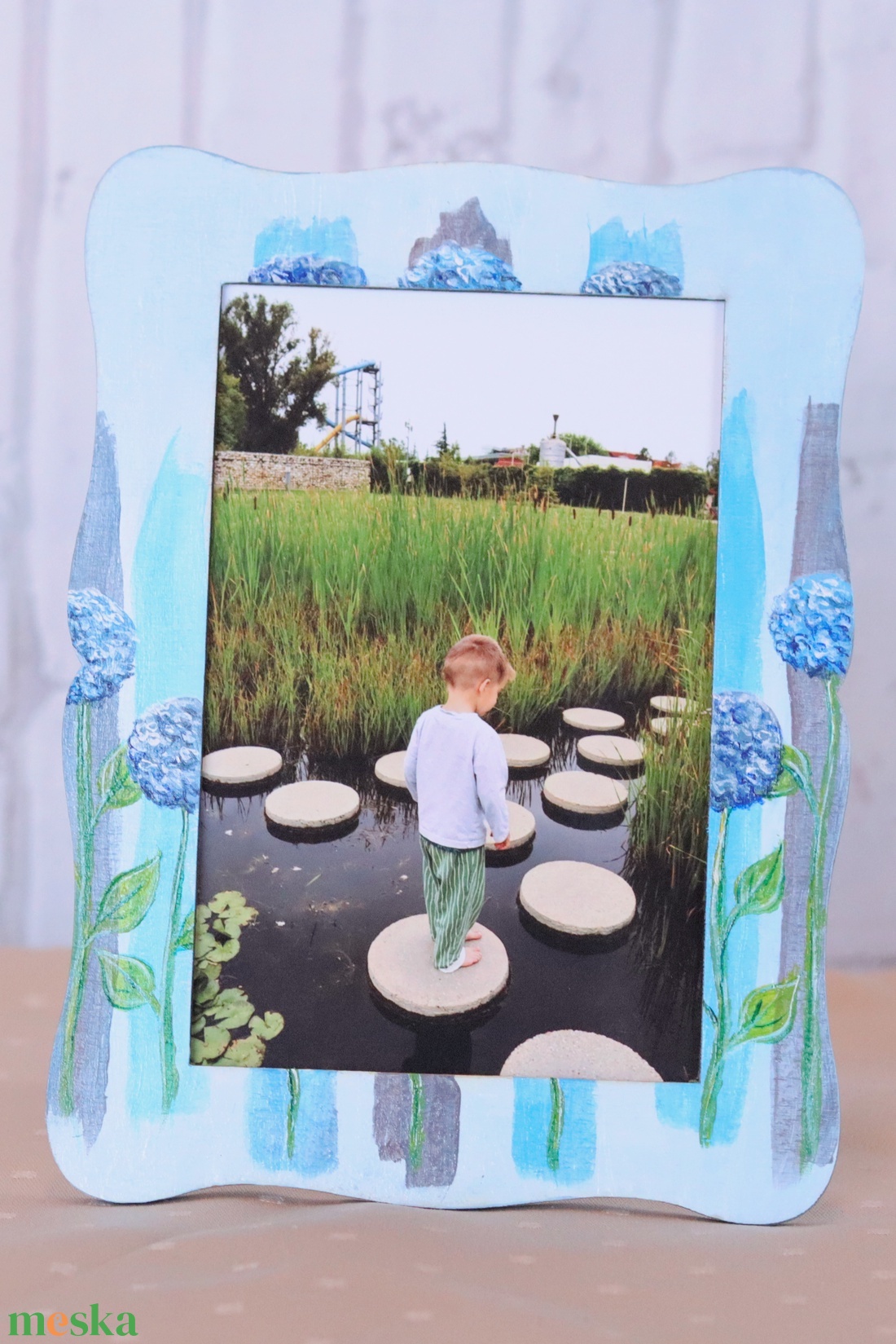 Virágos fotókeret - otthon & életmód - papír, írószer - album & fotóalbum - Meska.hu