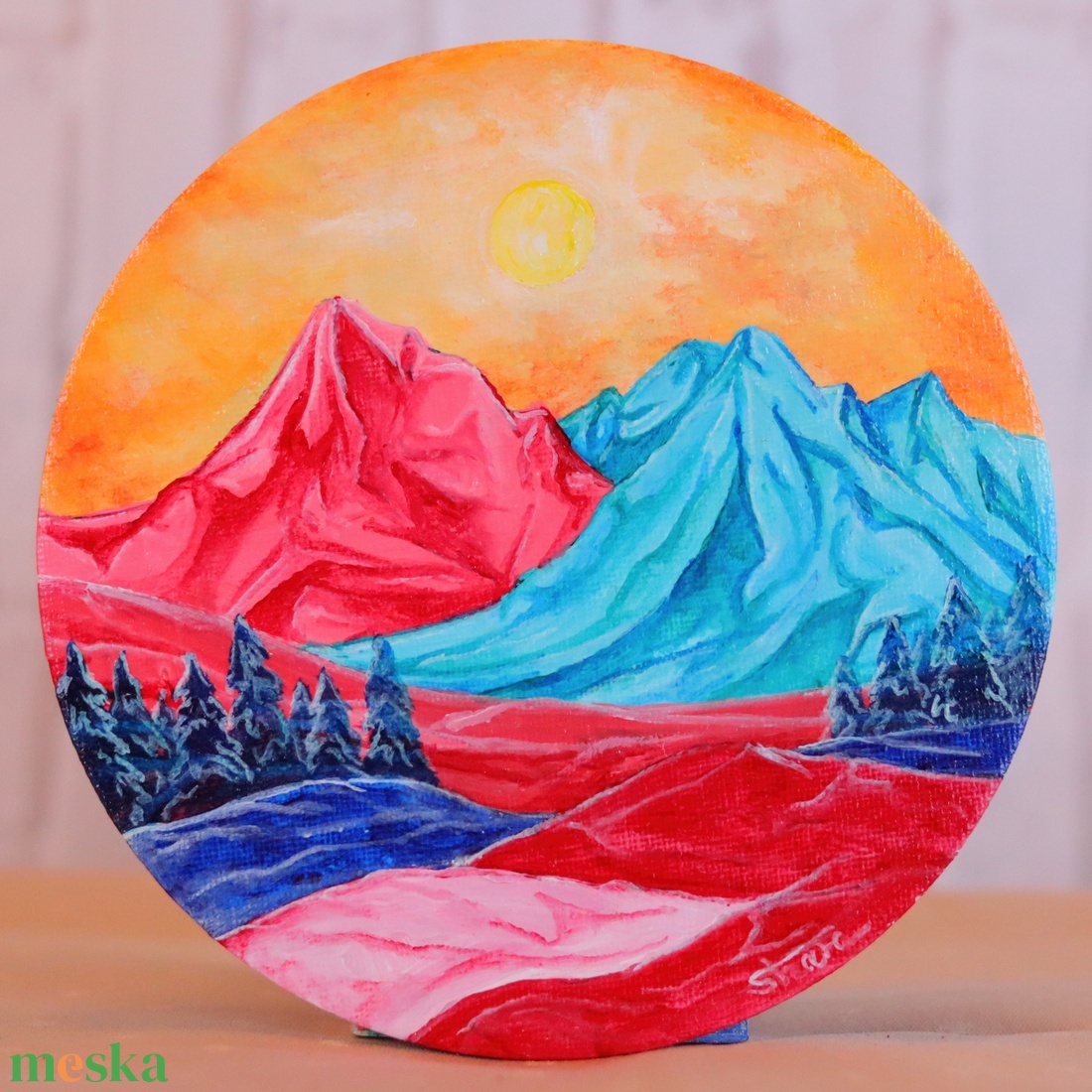 Színes, vidám hűtőmágnes - otthon & életmód - konyhafelszerelés, tálalás - konyhai dekoráció - hűtőmágnes - Meska.hu