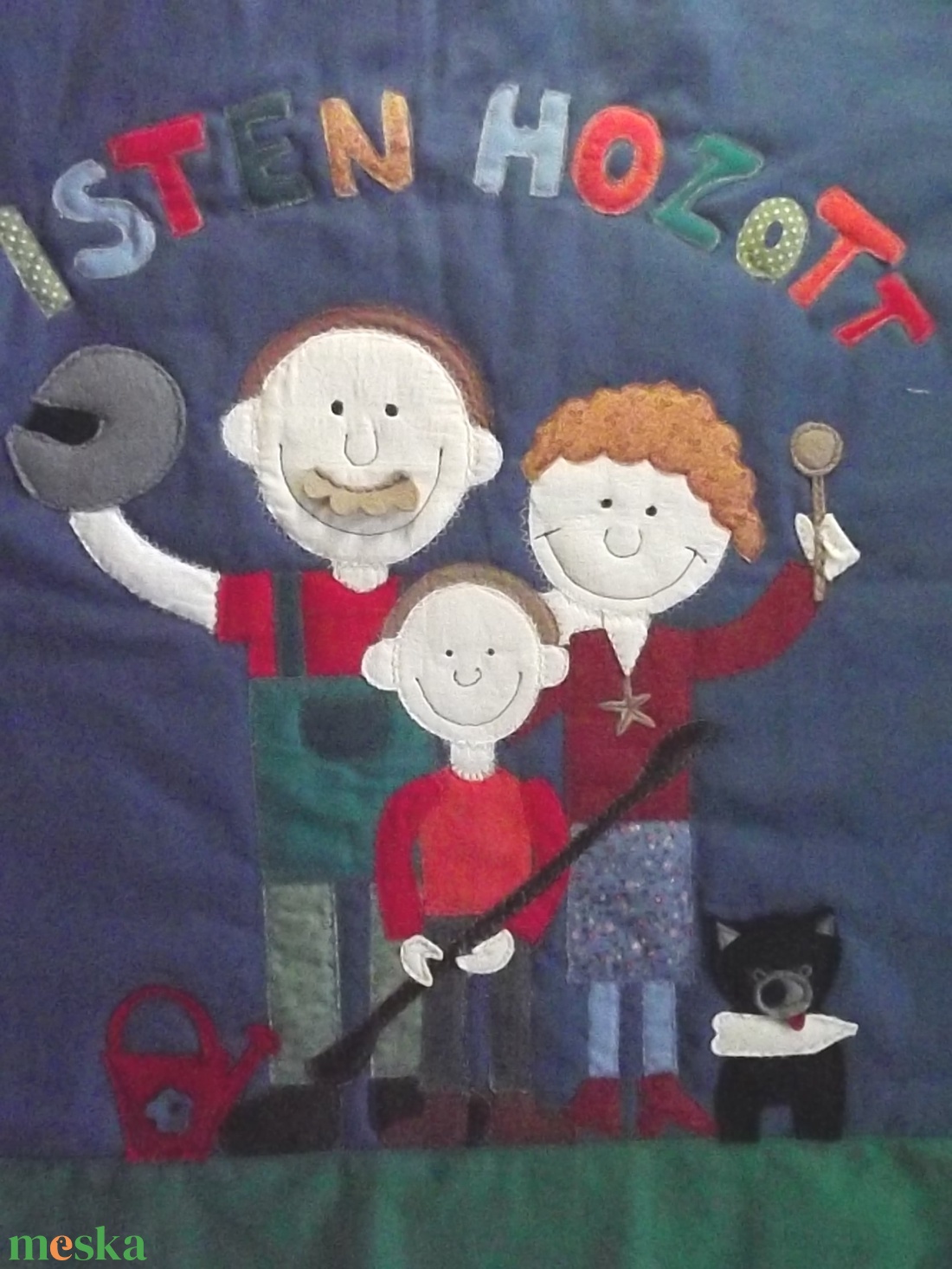 Isten hozott! falikép a család figuráival 60x80 cm - otthon & életmód - babaszoba, gyerekszoba - falvédő gyerekszobába - Meska.hu Isten hozott! falikép a család figuráival 60x80 cm - otthon & életmód - babaszoba, gyerekszoba - falvédő gyerekszobába - Meska.hu