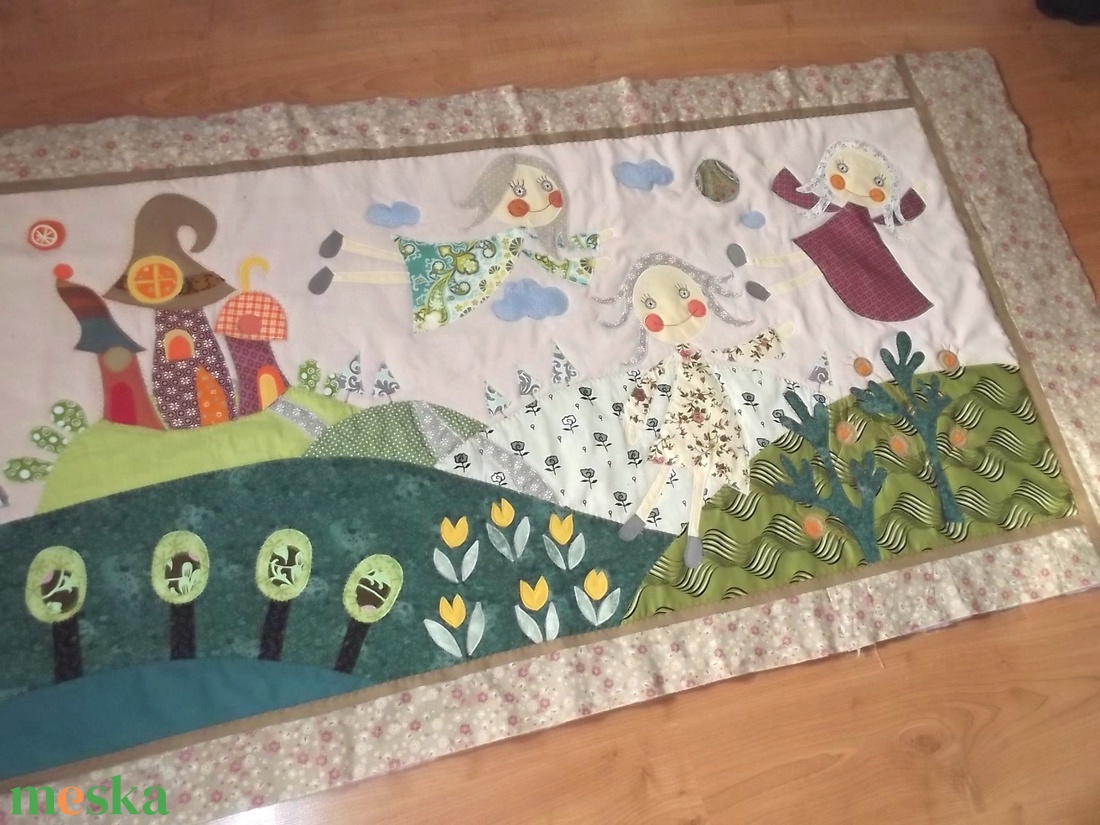 Tündéres falvédő, 170x80 cm - otthon & életmód - babaszoba, gyerekszoba - falvédő gyerekszobába - Meska.hu Tündéres falvédő, 170x80 cm - otthon & életmód - babaszoba, gyerekszoba - falvédő gyerekszobába - Meska.hu