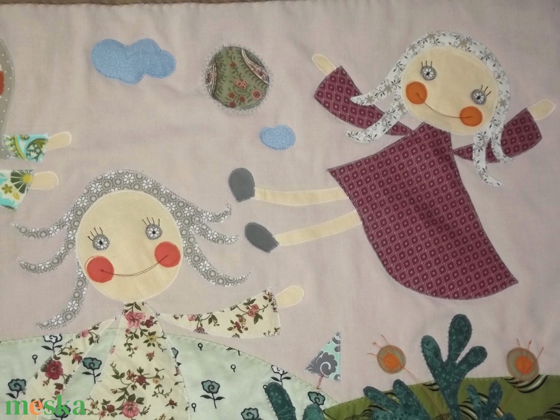 Tündéres falvédő, 170x80 cm - otthon & életmód - babaszoba, gyerekszoba - falvédő gyerekszobába - Meska.hu Tündéres falvédő, 170x80 cm - otthon & életmód - babaszoba, gyerekszoba - falvédő gyerekszobába - Meska.hu