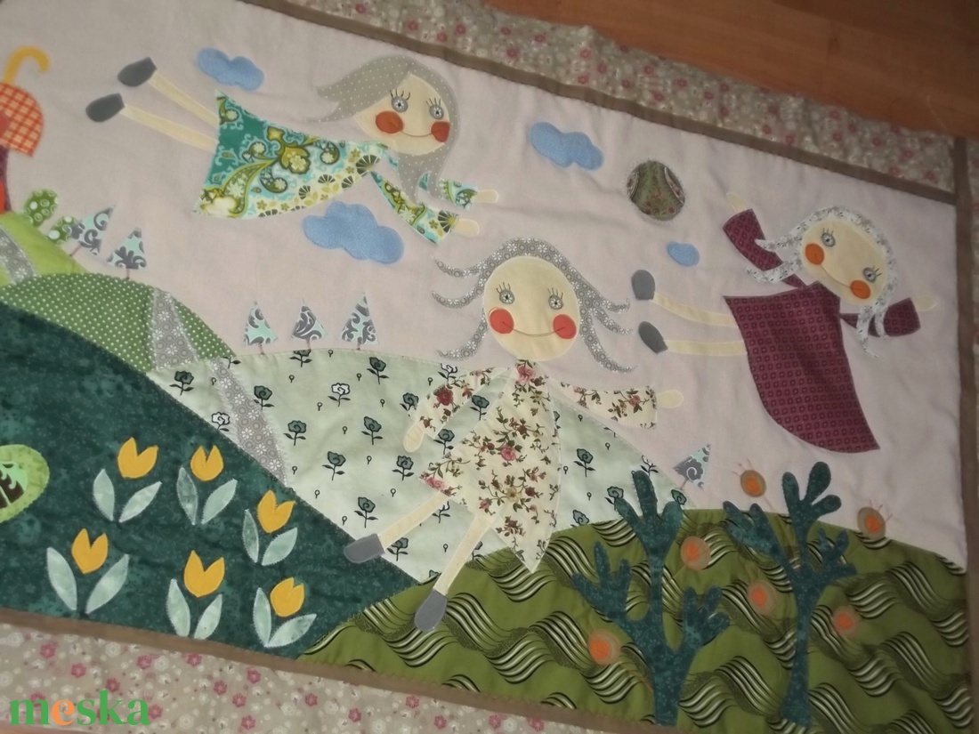 Tündéres falvédő, 170x80 cm - otthon & életmód - babaszoba, gyerekszoba - falvédő gyerekszobába - Meska.hu Tündéres falvédő, 170x80 cm - otthon & életmód - babaszoba, gyerekszoba - falvédő gyerekszobába - Meska.hu