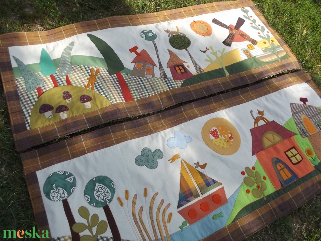 Keskeny falikép, hajós-tavas 150 x 60 cm - otthon & életmód - babaszoba, gyerekszoba - falvédő gyerekszobába - Meska.hu Keskeny falikép, hajós-tavas 150 x 60 cm - otthon & életmód - babaszoba, gyerekszoba - falvédő gyerekszobába - Meska.hu