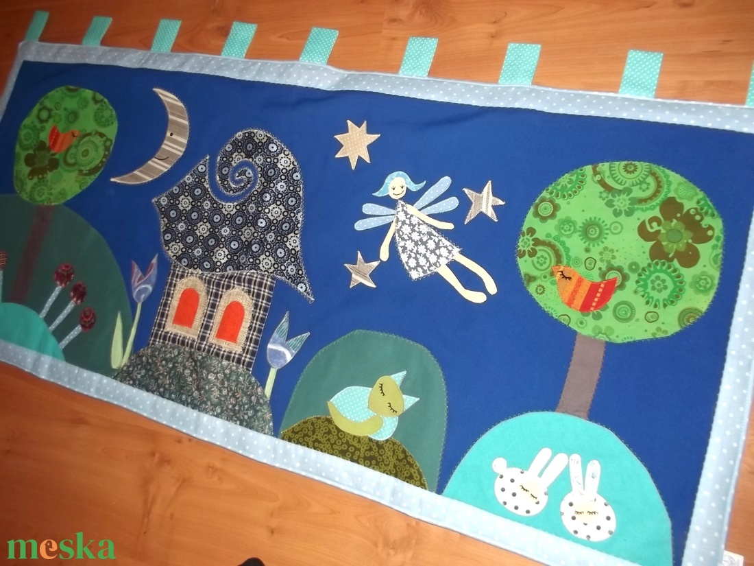 Jó éjszakát! falikép 150 x 60 cm - otthon & életmód - babaszoba, gyerekszoba - falvédő gyerekszobába - Meska.hu