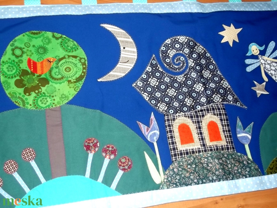 Jó éjszakát! falikép 150 x 60 cm - otthon & életmód - babaszoba, gyerekszoba - falvédő gyerekszobába - Meska.hu