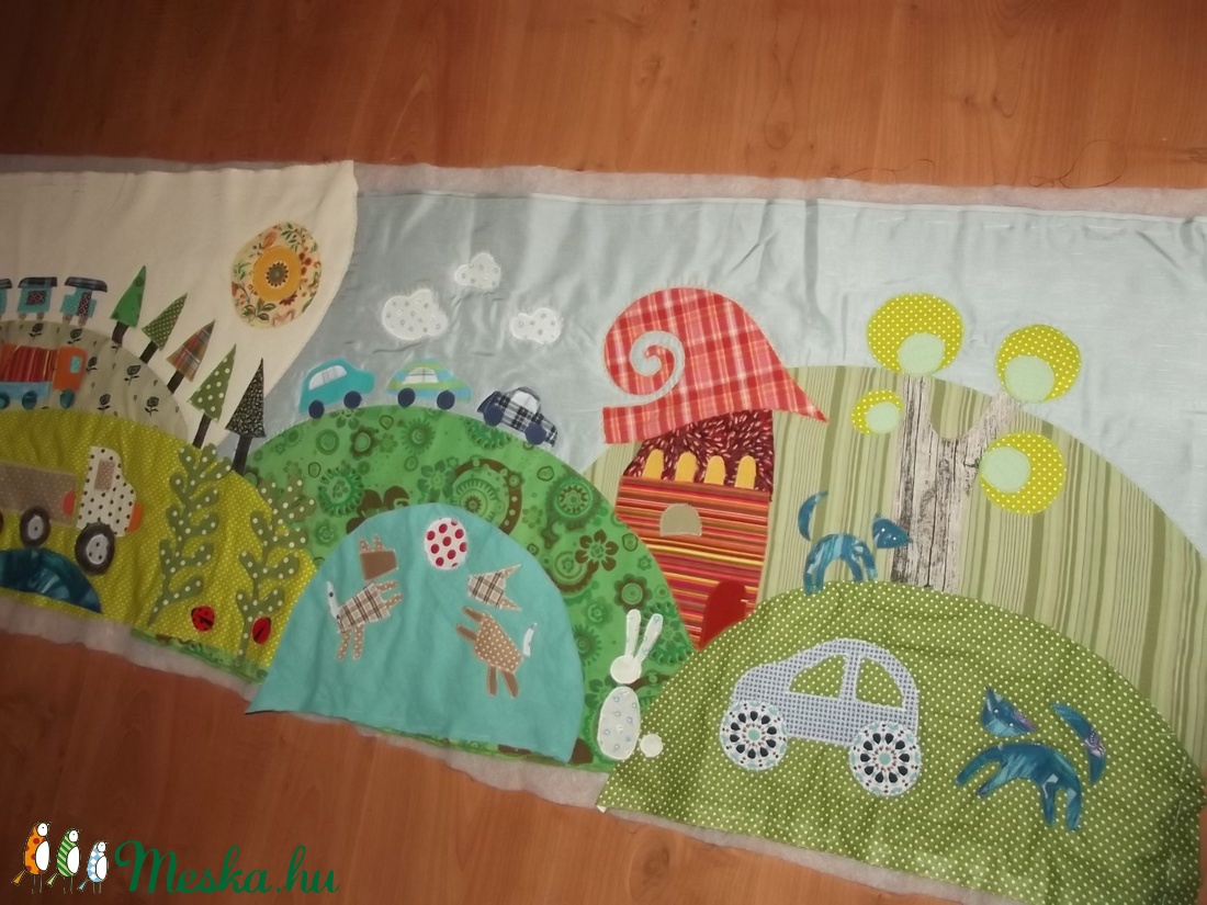 Falvédő járművekkel, állatokkal 140 x 60 -  - Meska.hu