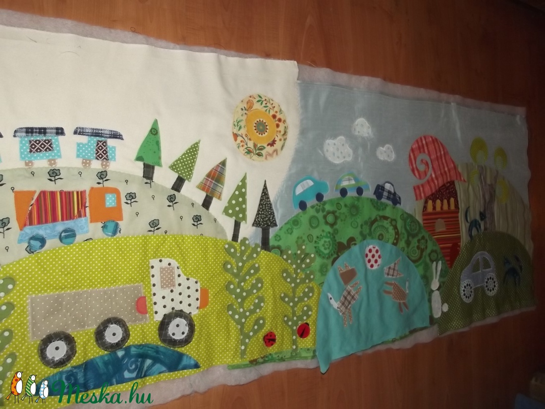 Falvédő járművekkel, állatokkal 140 x 60 -  - Meska.hu