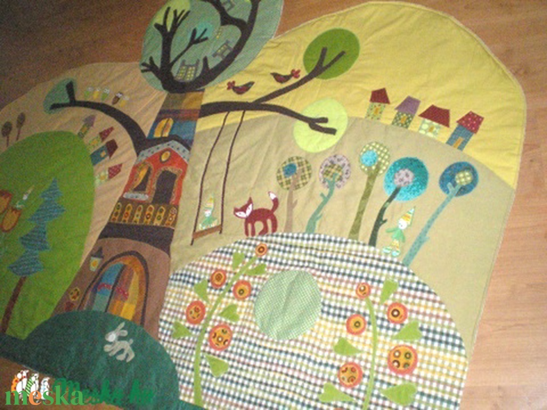 Manós falvédő kb 160x140 cm, de nem téglalap alakú - otthon & életmód - babaszoba, gyerekszoba - falvédő gyerekszobába - Meska.hu