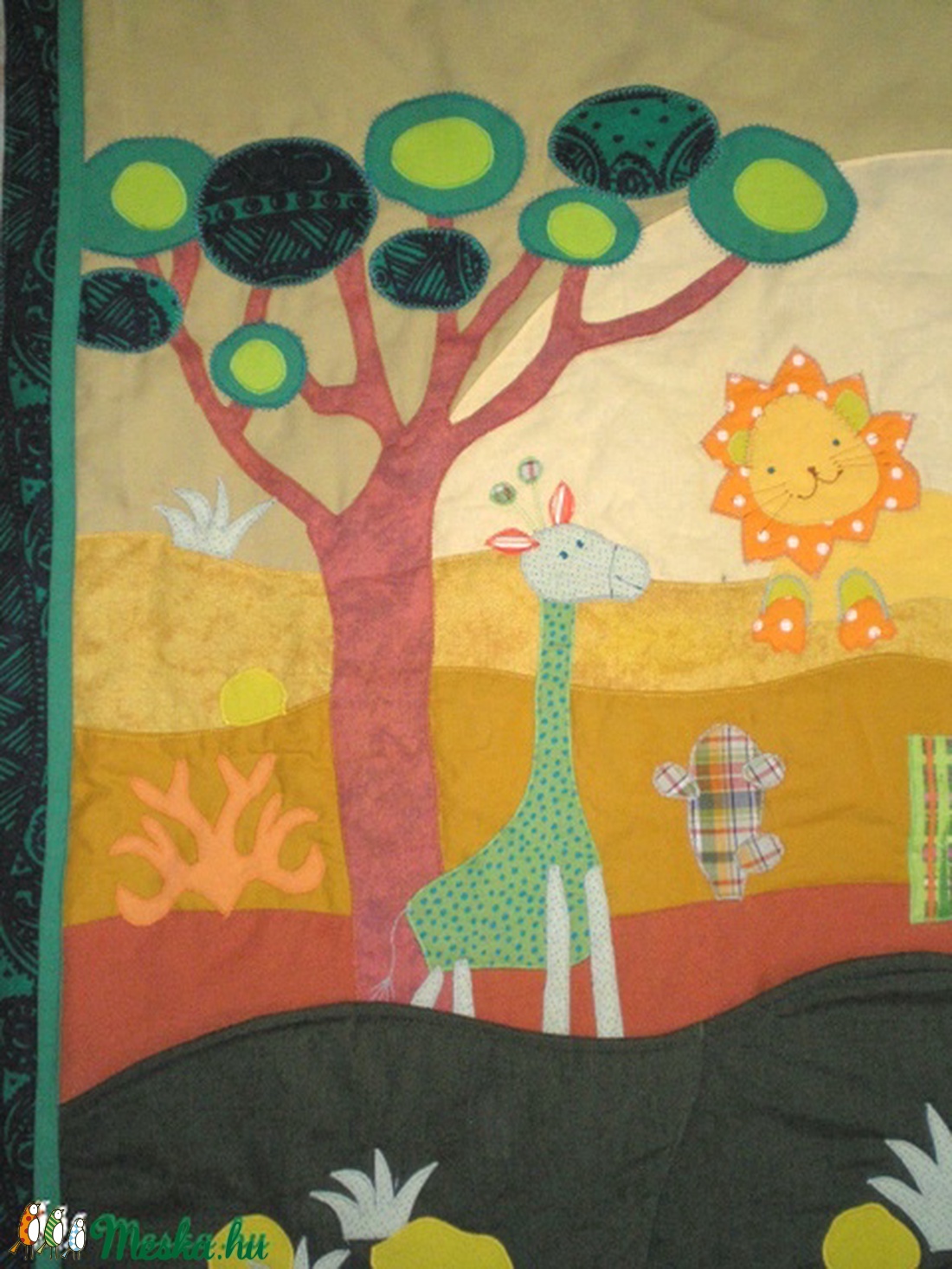 Szafaris falvédő 120x90 cm - otthon & életmód - lakástextil - Meska.hu