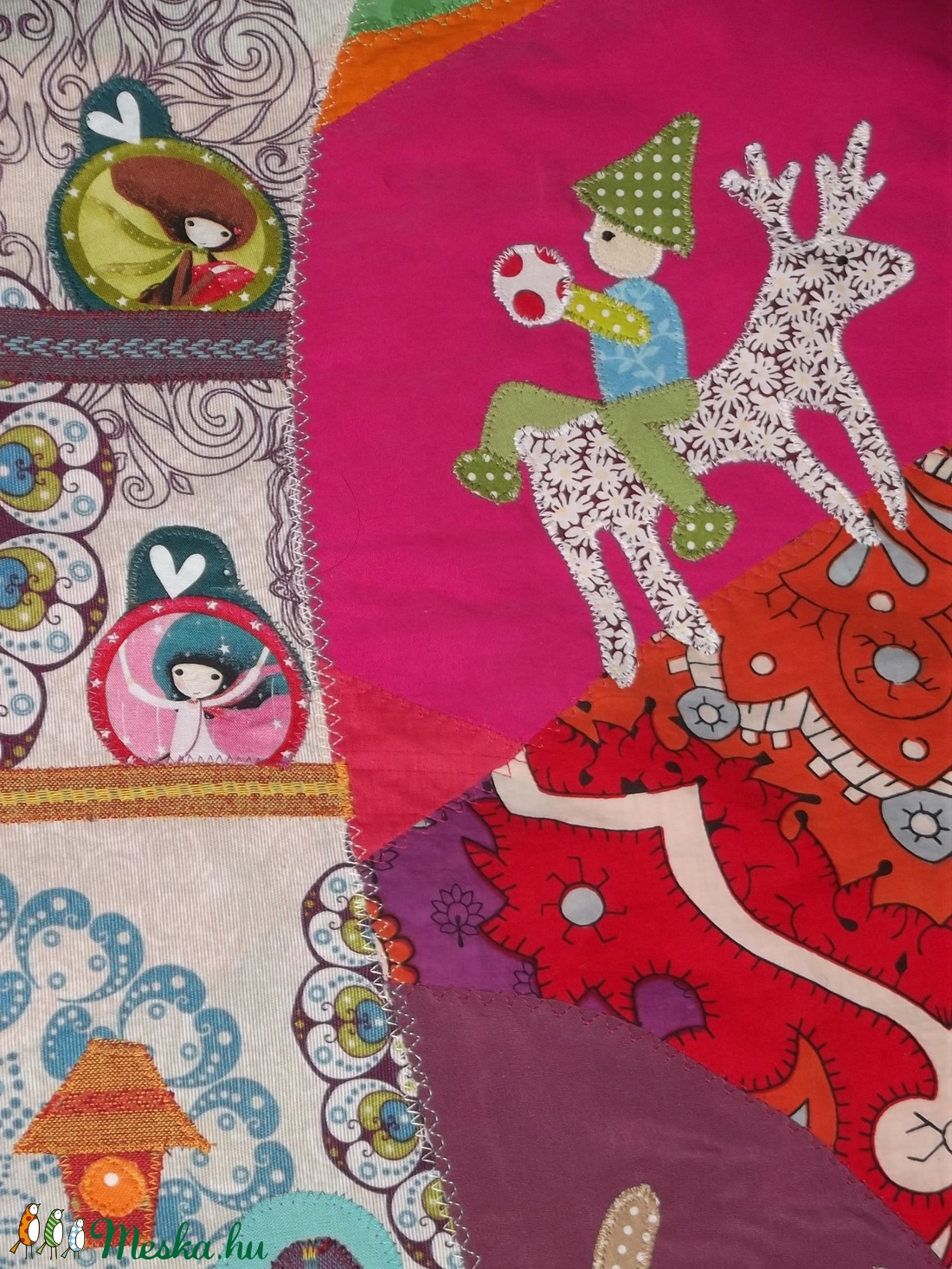 Mesefalvédő, élénk, telt színekkel 160x80 cm - otthon & életmód - babaszoba, gyerekszoba - falvédő gyerekszobába - Meska.hu Mesefalvédő, élénk, telt színekkel 160x80 cm - otthon & életmód - babaszoba, gyerekszoba - falvédő gyerekszobába - Meska.hu