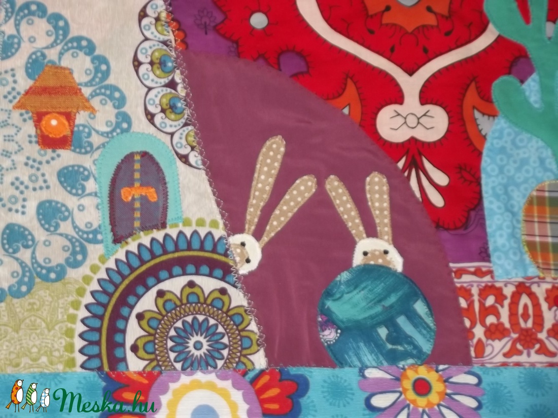 Mesefalvédő, élénk, telt színekkel 160x80 cm - otthon & életmód - babaszoba, gyerekszoba - falvédő gyerekszobába - Meska.hu Mesefalvédő, élénk, telt színekkel 160x80 cm - otthon & életmód - babaszoba, gyerekszoba - falvédő gyerekszobába - Meska.hu