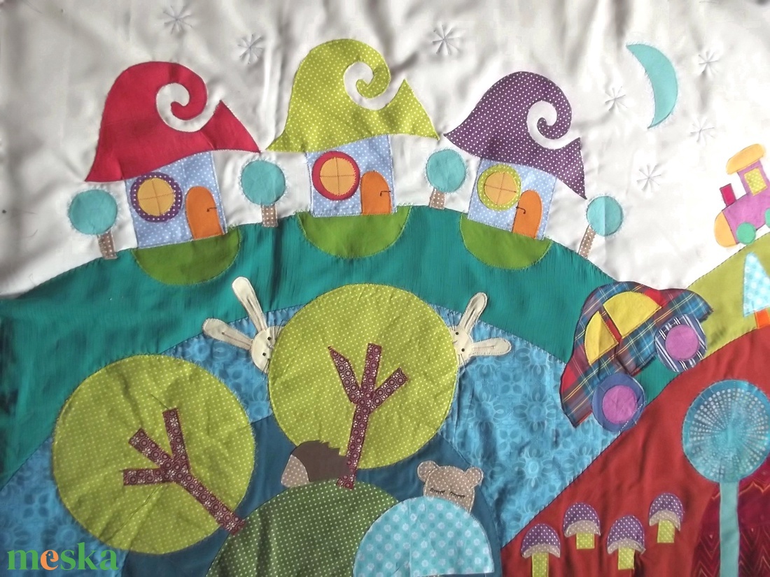 Élénk, vidám, karakteres színű falvédő, 160 x 70 cm - otthon & életmód - babaszoba, gyerekszoba - falvédő gyerekszobába - Meska.hu Élénk, vidám, karakteres színű falvédő, 160 x 70 cm - otthon & életmód - babaszoba, gyerekszoba - falvédő gyerekszobába - Meska.hu