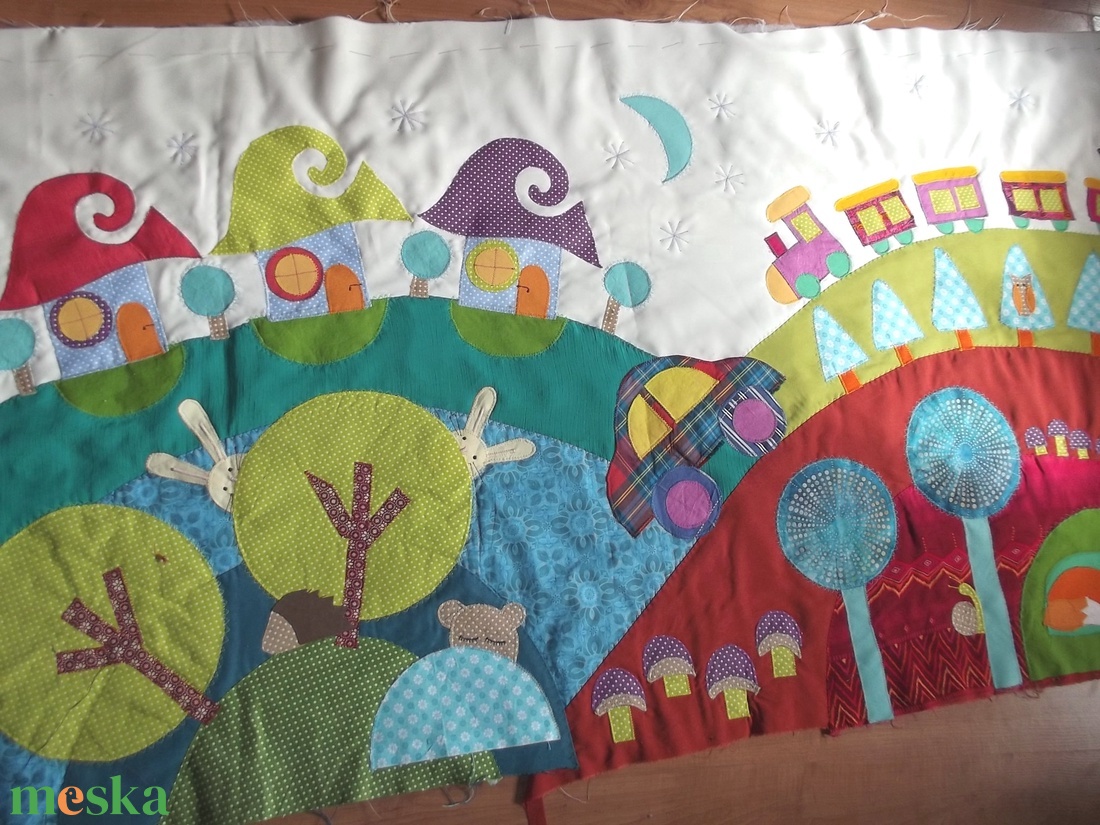 Élénk, vidám, karakteres színű falvédő, 160 x 70 cm - otthon & életmód - babaszoba, gyerekszoba - falvédő gyerekszobába - Meska.hu Élénk, vidám, karakteres színű falvédő, 160 x 70 cm - otthon & életmód - babaszoba, gyerekszoba - falvédő gyerekszobába - Meska.hu