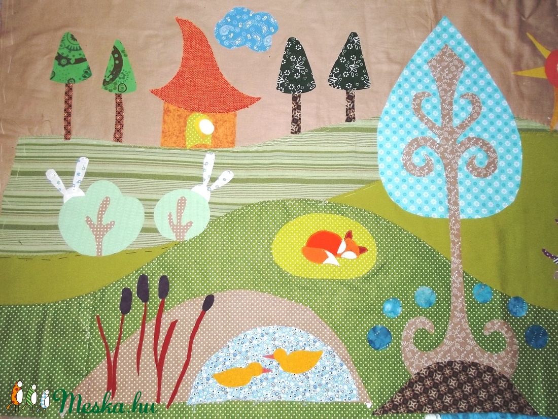 Dimbes-dombos falvédő 200x70 -  - Meska.hu