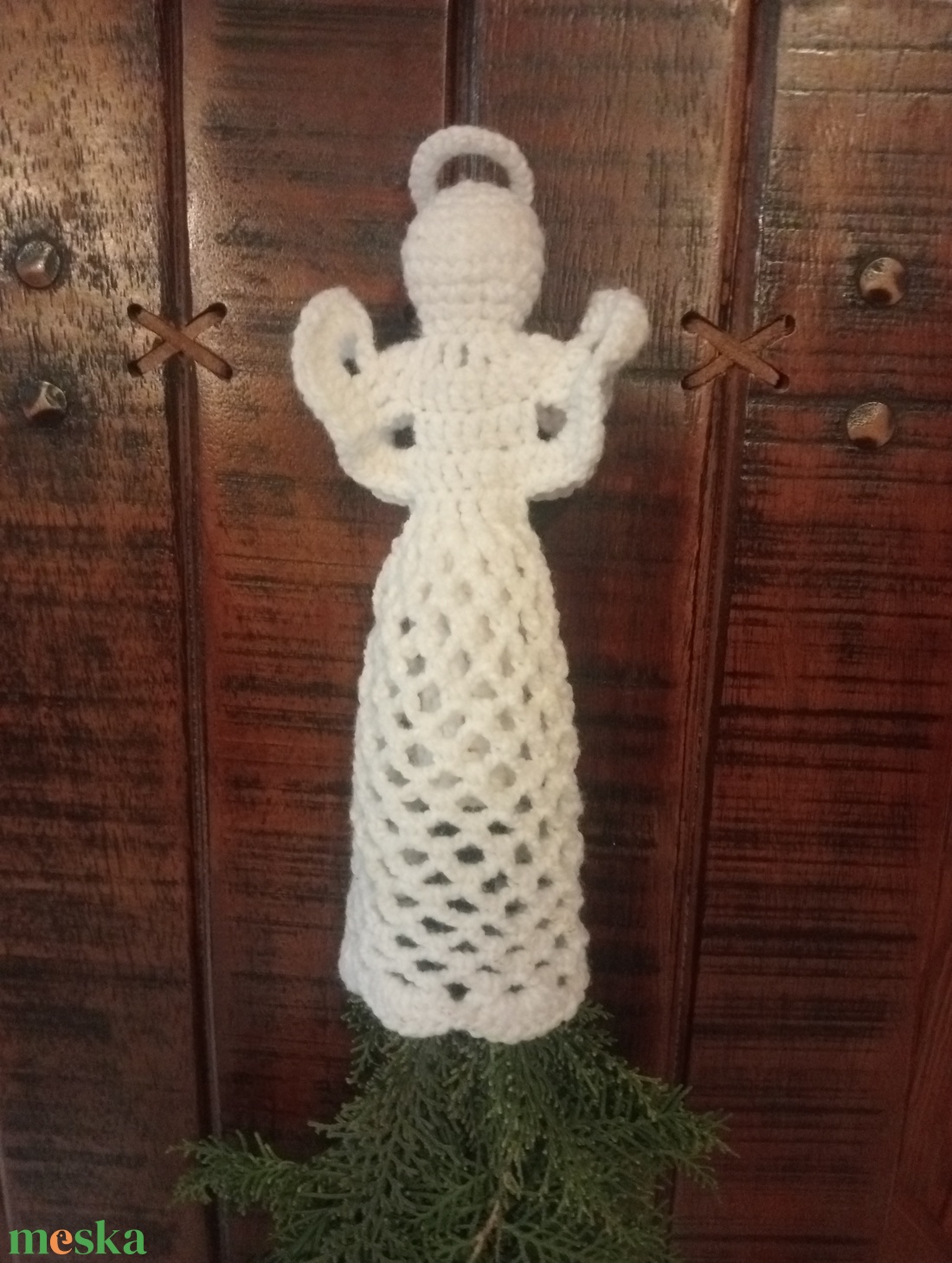 Karácsonyfa csúcsdísz - karácsony - adventi díszek - adventi asztaldísz - Meska.hu