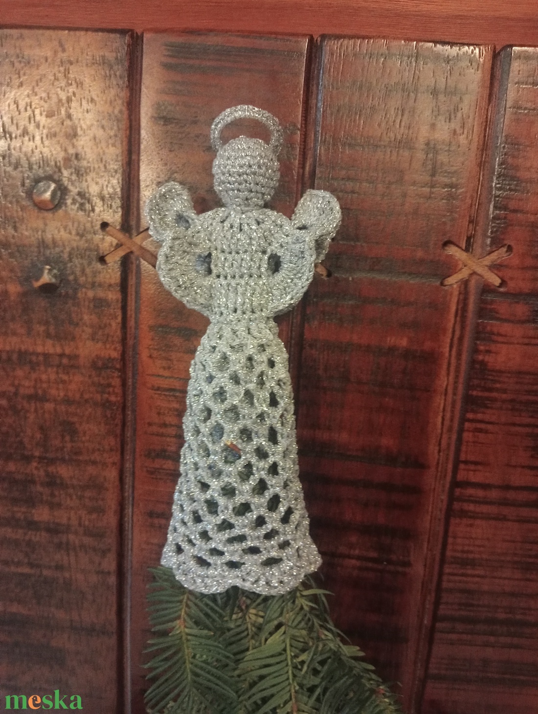 Karácsonyfa csúcsdísz - karácsony - adventi díszek - adventi asztaldísz - Meska.hu