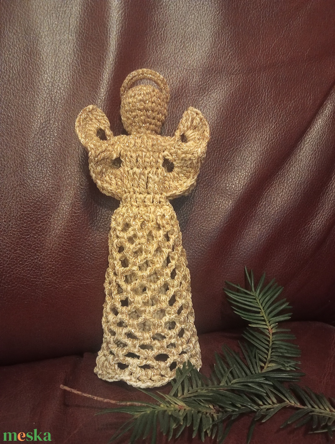 Karácsonyfa csúcsdísz - karácsony - adventi díszek - adventi gyertyadíszek és koszorúdíszek - Meska.hu