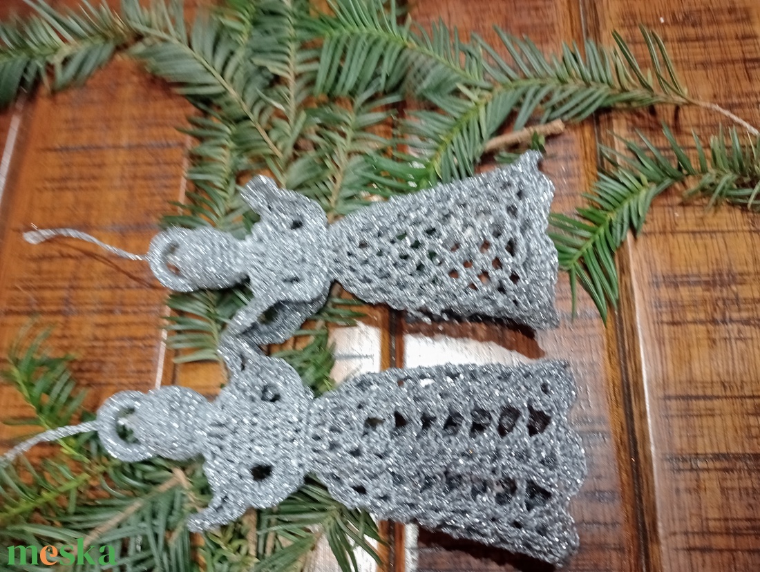 Karácsonyfa dísz - karácsony - karácsonyi lakásdekoráció - karácsonyfadíszek - Meska.hu