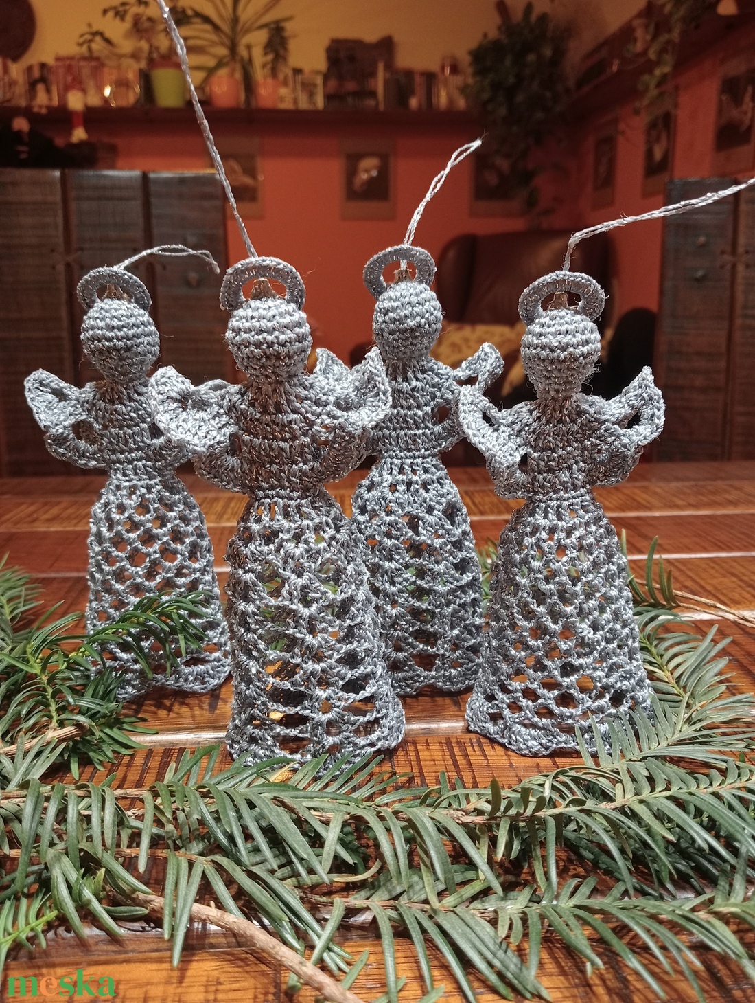 Karácsonyfa dísz - karácsony - karácsonyi lakásdekoráció - karácsonyfadíszek - Meska.hu