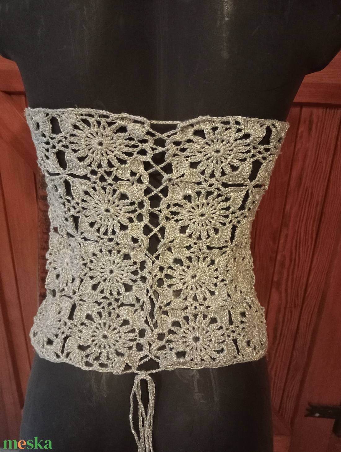 Horgolt top - ruha & divat - női ruha - alkalmi ruha & estélyi ruha - Meska.hu