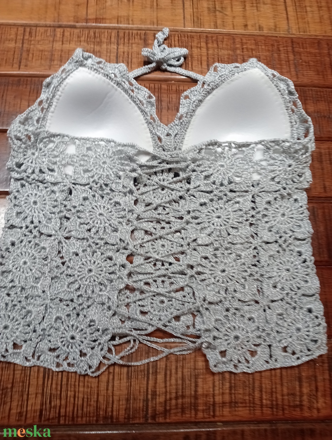 Horgolt top - ruha & divat - női ruha - alkalmi ruha & estélyi ruha - Meska.hu