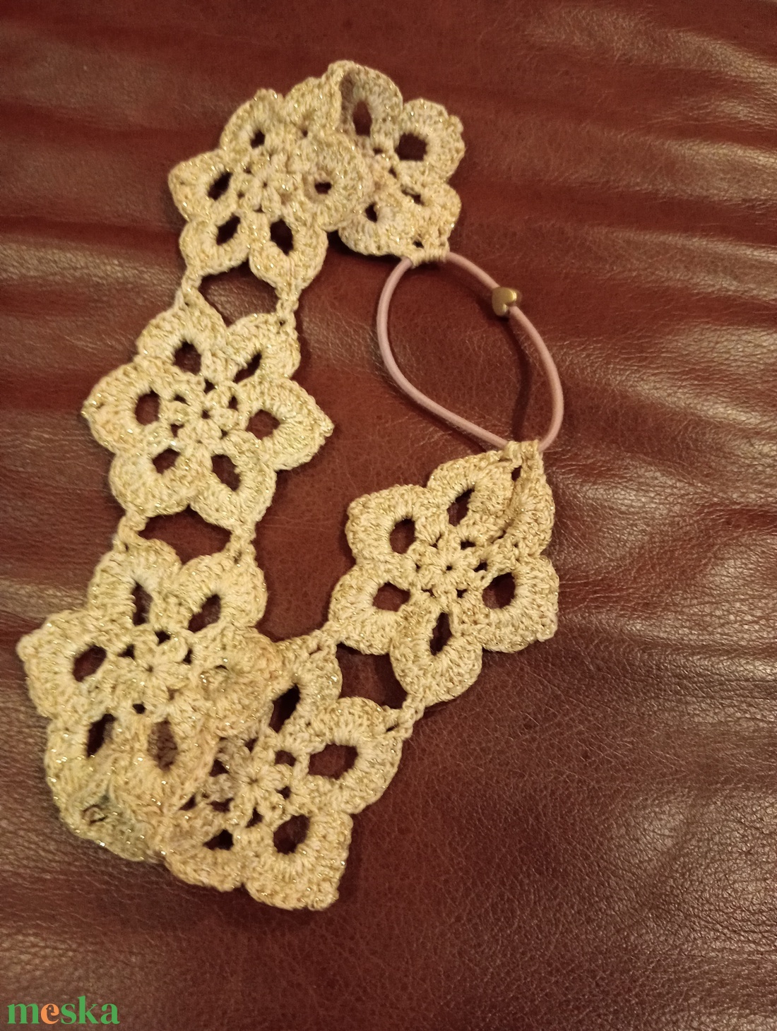 Horgolt hajpánt - ruha & divat - hajdísz & hajcsat - hajgumi - Meska.hu