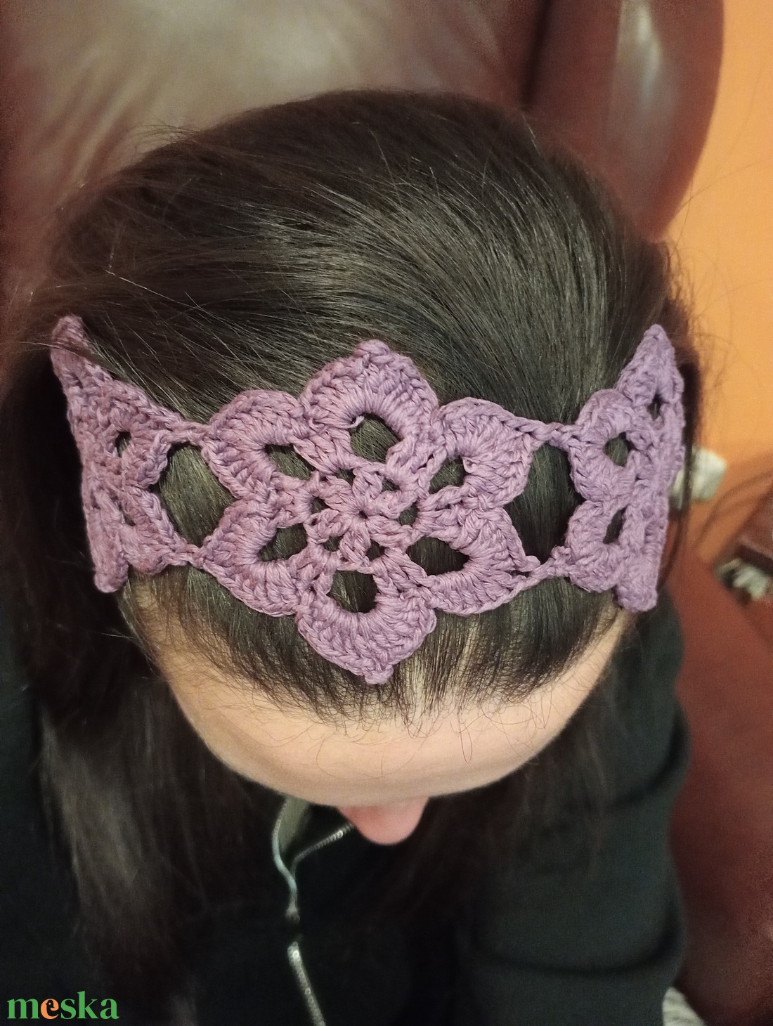 Horgolt hajpánt - ruha & divat - hajdísz & hajcsat - hajráf & hajpánt - Meska.hu