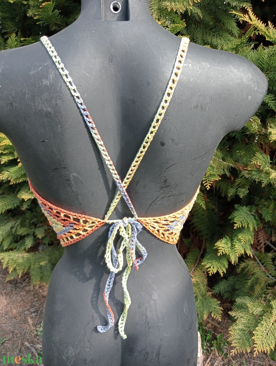 Horgolt top - ruha & divat - női ruha - top - Meska.hu