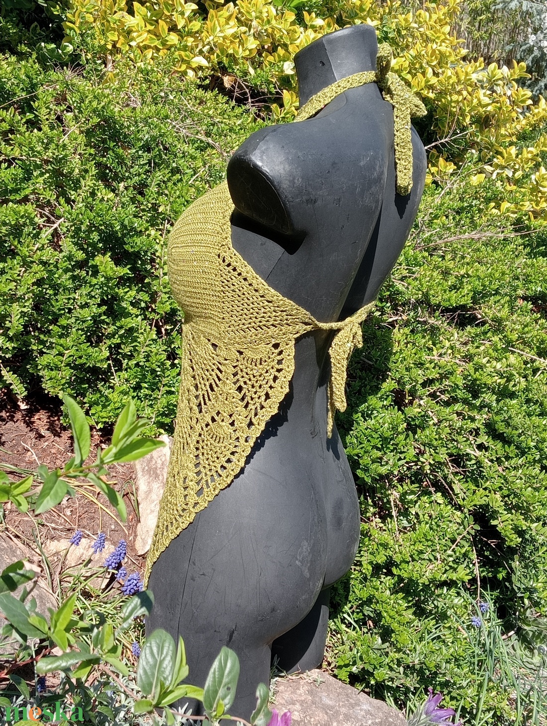 Horgolt felső - ruha & divat - női ruha - top - Meska.hu