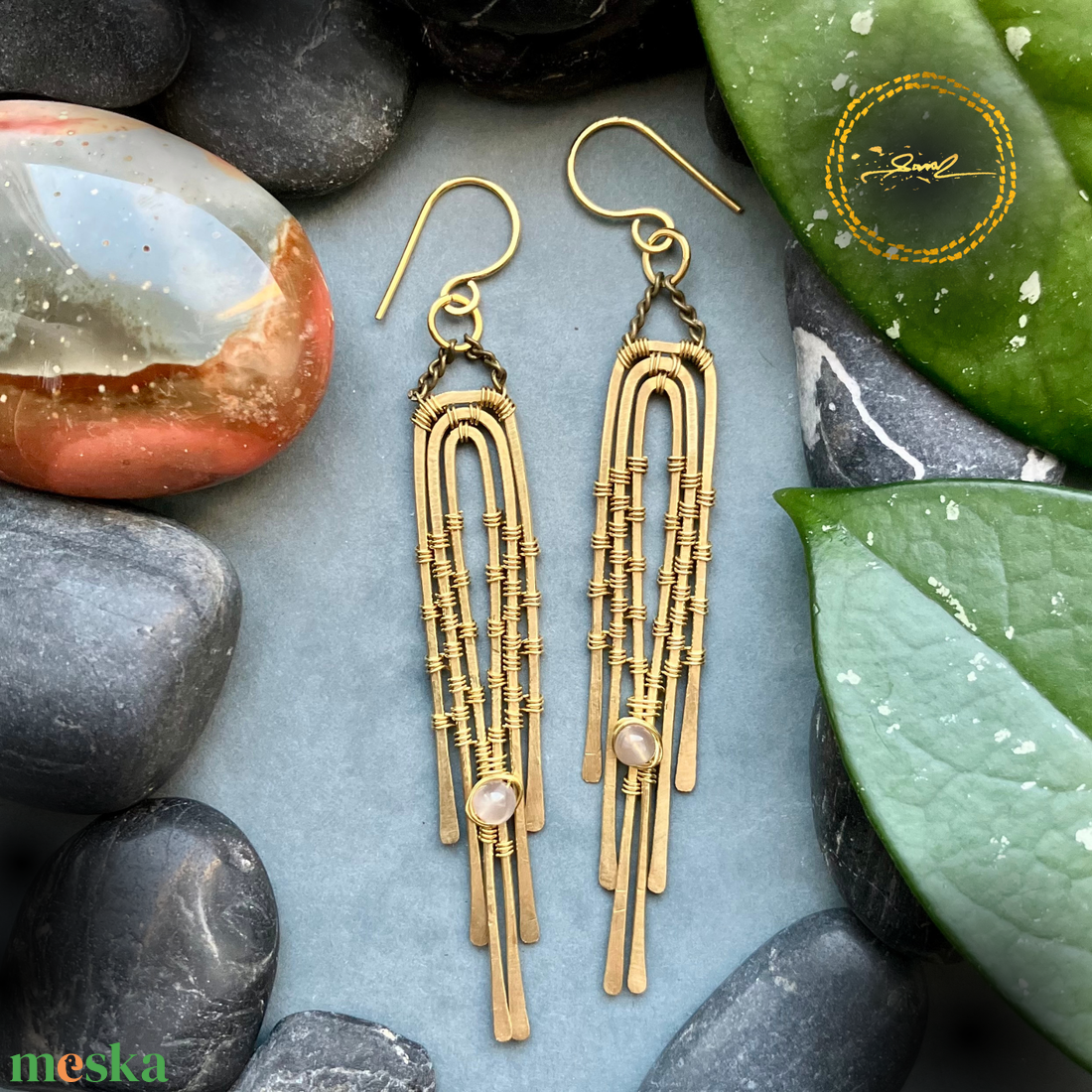 SaraZ // Astral Passage fülbevaló - ékszer - fülbevaló - lógó fülbevaló - Meska.hu