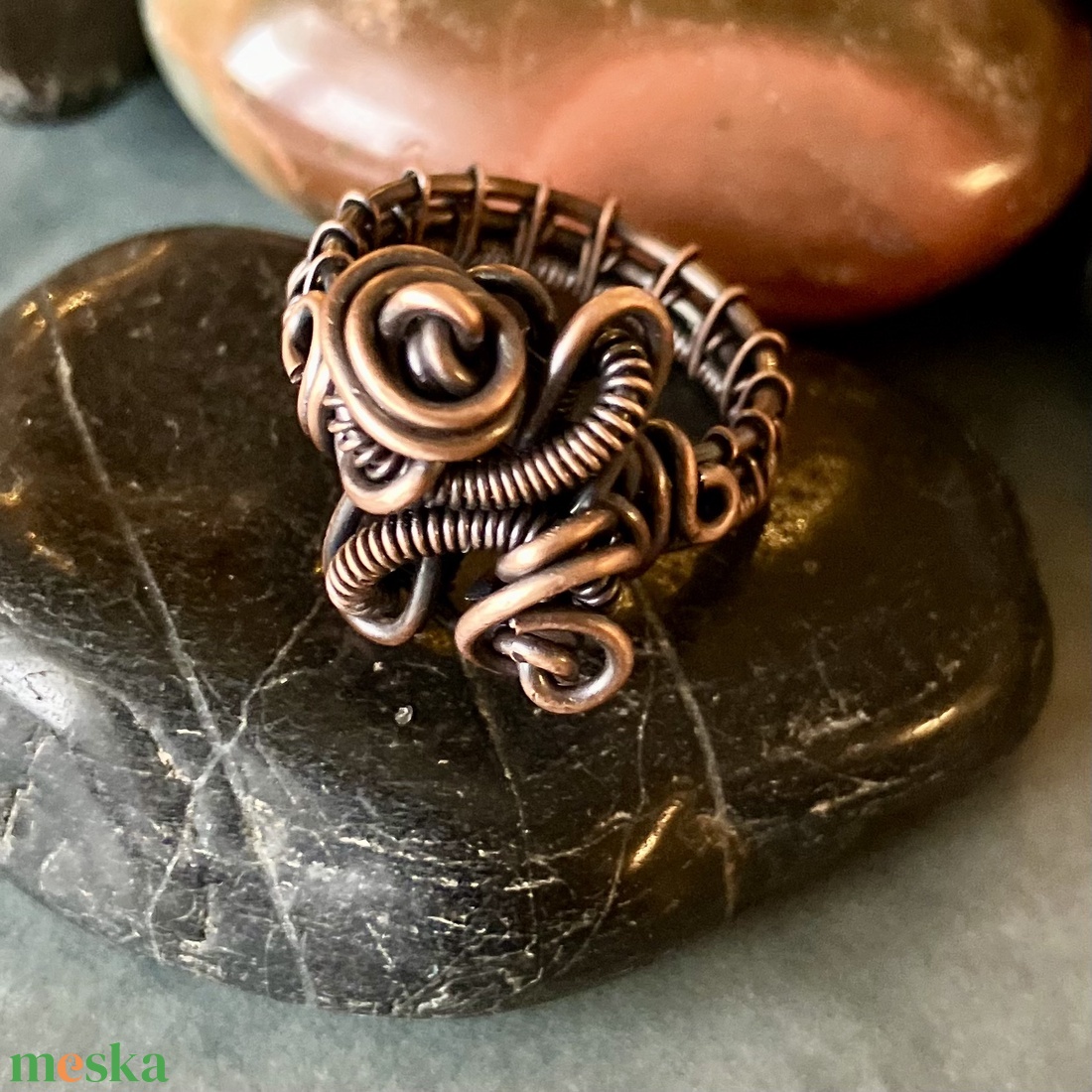 SaraZ // Earthbound Sigil gyűrű - ékszer - gyűrű - fonódó gyűrű - Meska.hu