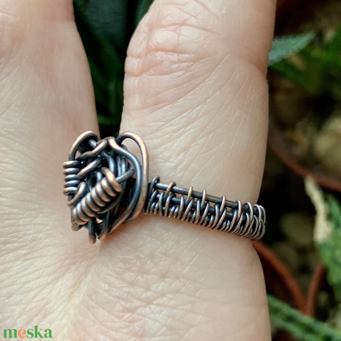 SaraZ // Earthbound Sigil gyűrű - ékszer - gyűrű - fonódó gyűrű - Meska.hu