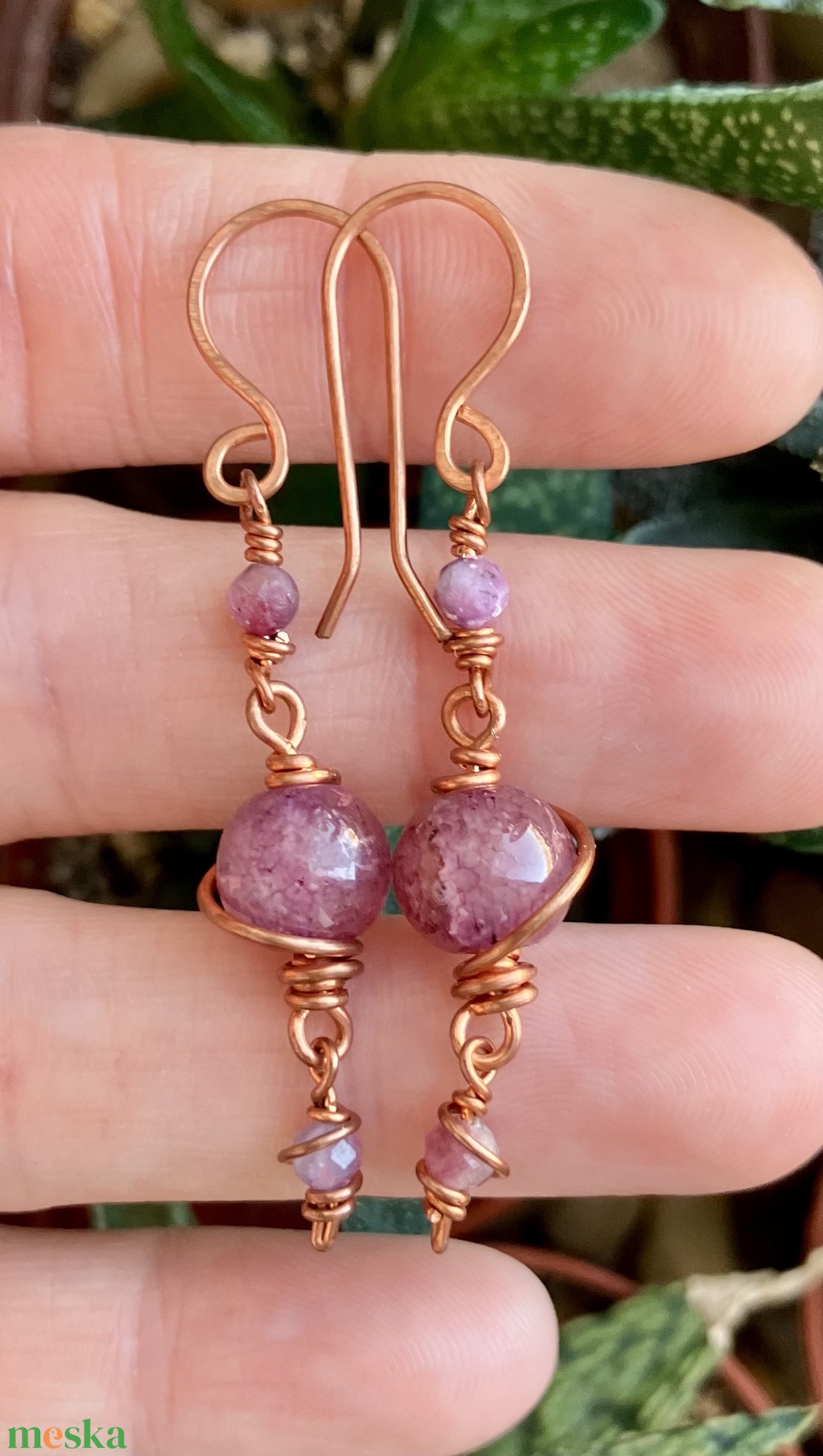 SaraZ // Planet Bloom fülbevaló - ékszer - fülbevaló - lógó fülbevaló - Meska.hu