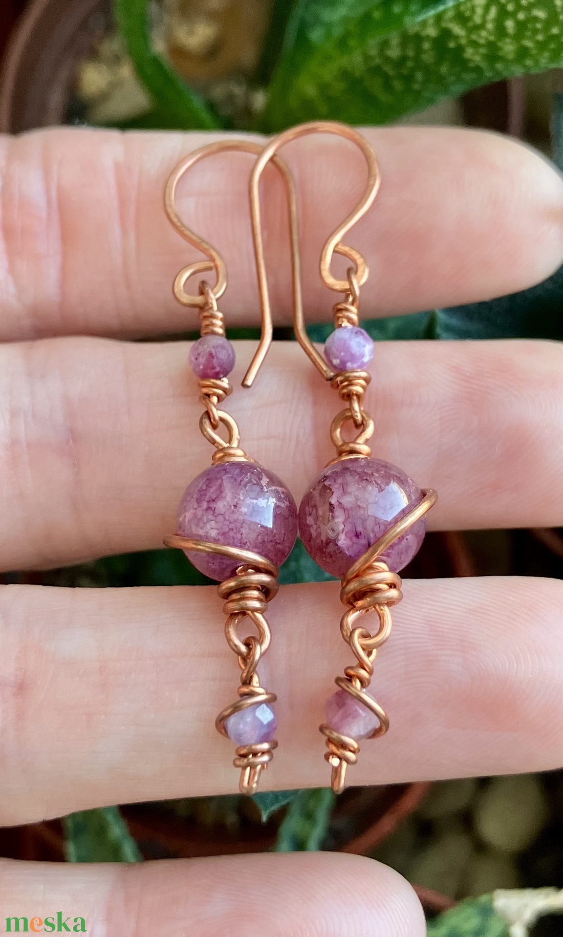 SaraZ // Planet Bloom fülbevaló - ékszer - fülbevaló - lógó fülbevaló - Meska.hu