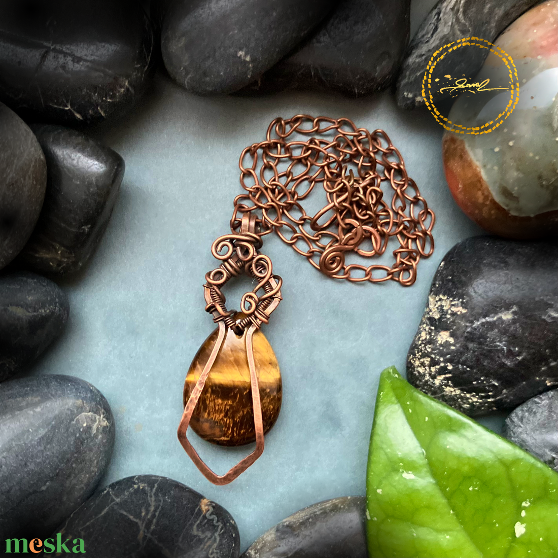 SaraZ // Sun Relic nyaklánc  - ékszer - nyaklánc - medálos nyaklánc - Meska.hu