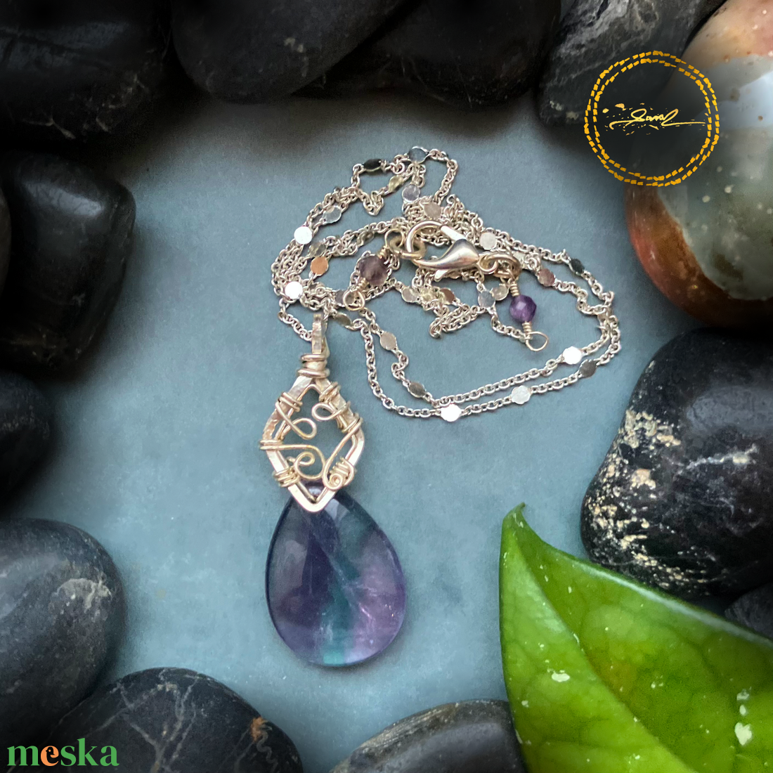 SaraZ // Moon Relic nyaklánc  - ékszer - nyaklánc - medálos nyaklánc - Meska.hu