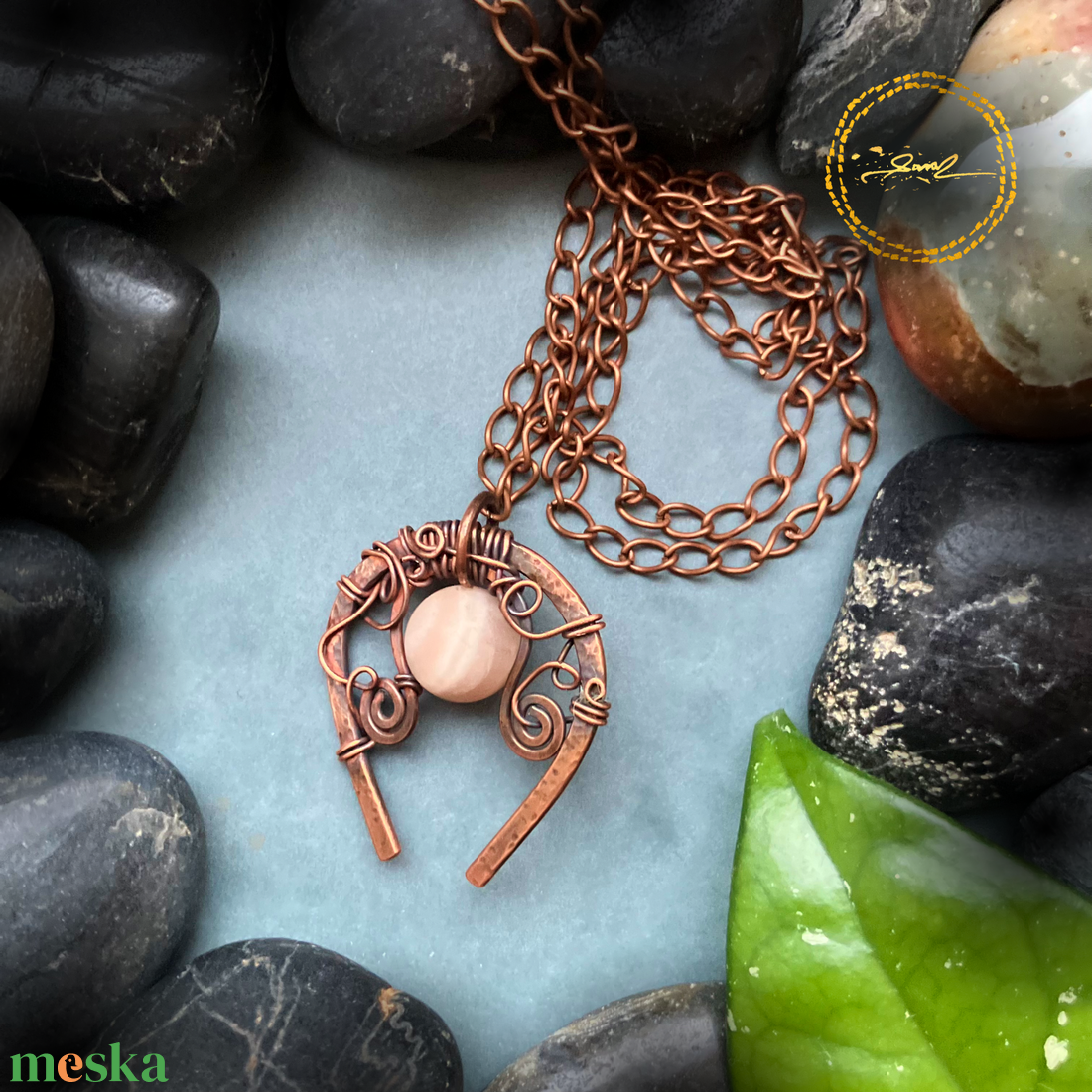 SaraZ // Sunbound nyaklánc  - ékszer - nyaklánc - medálos nyaklánc - Meska.hu