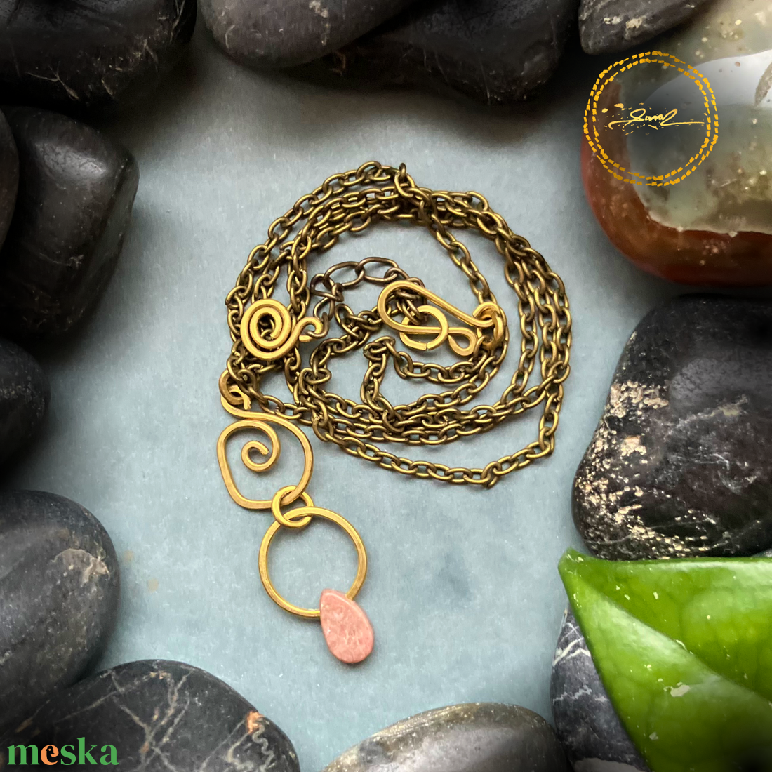 SaraZ // Nomad Lines nyaklánc - ékszer - nyaklánc - medálos nyaklánc - Meska.hu