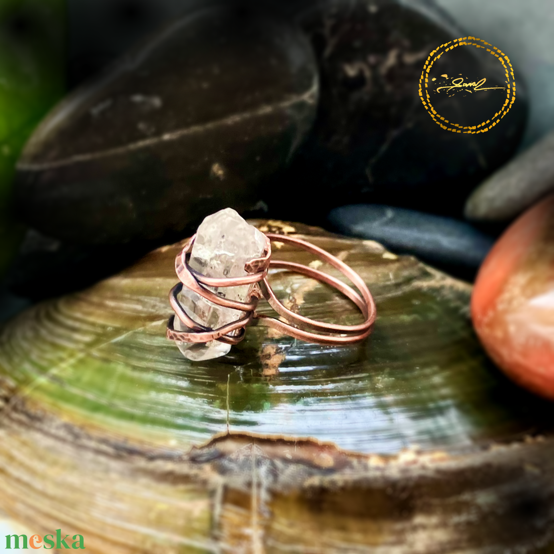 SaraZ // Crystal Ward gyűrű - ékszer - gyűrű - statement gyűrű - Meska.hu