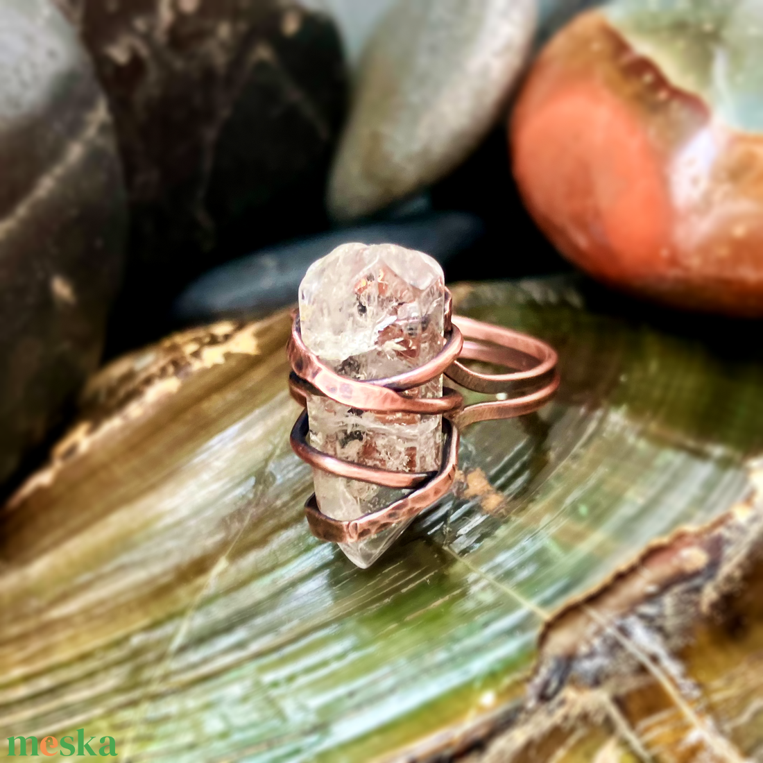 SaraZ // Crystal Ward gyűrű - ékszer - gyűrű - statement gyűrű - Meska.hu