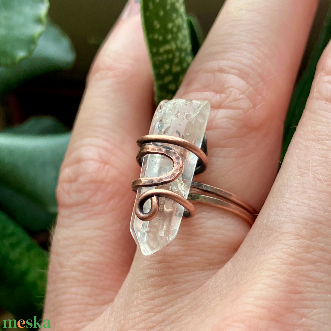SaraZ // Crystal Ward gyűrű - ékszer - gyűrű - statement gyűrű - Meska.hu