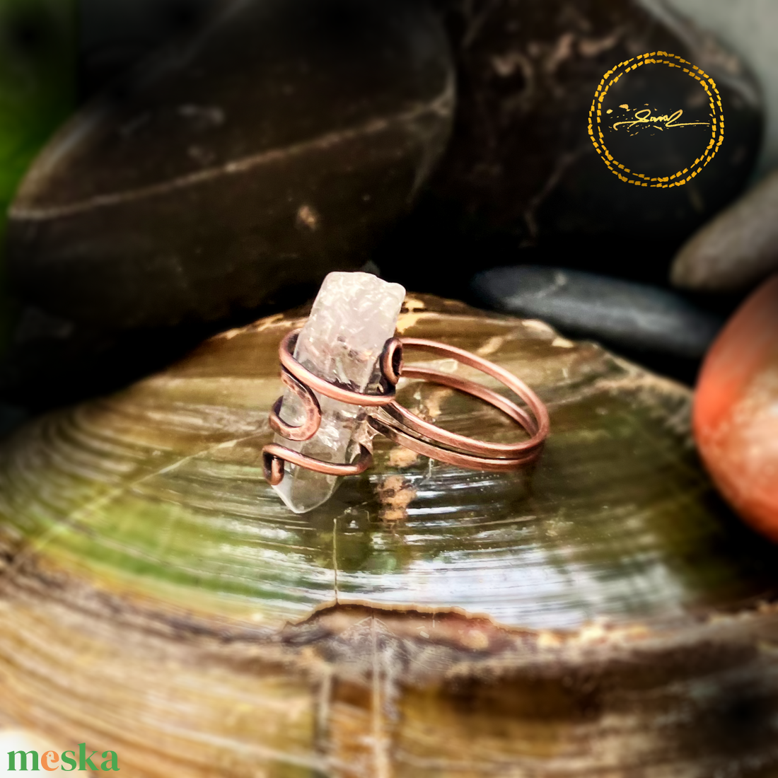 SaraZ // Crystal Ward gyűrű - ékszer - gyűrű - statement gyűrű - Meska.hu