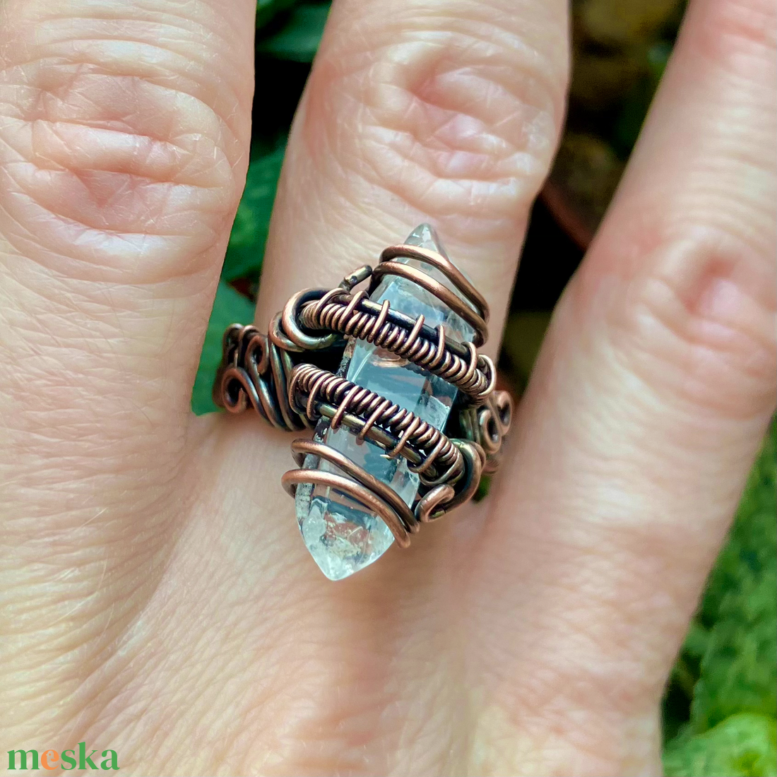 SaraZ // Crystal Ward gyűrű - ékszer - gyűrű - statement gyűrű - Meska.hu