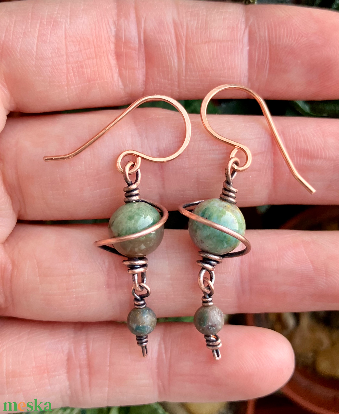 SaraZ // Planet Bloom fülbevaló - ékszer - fülbevaló - lógó fülbevaló - Meska.hu