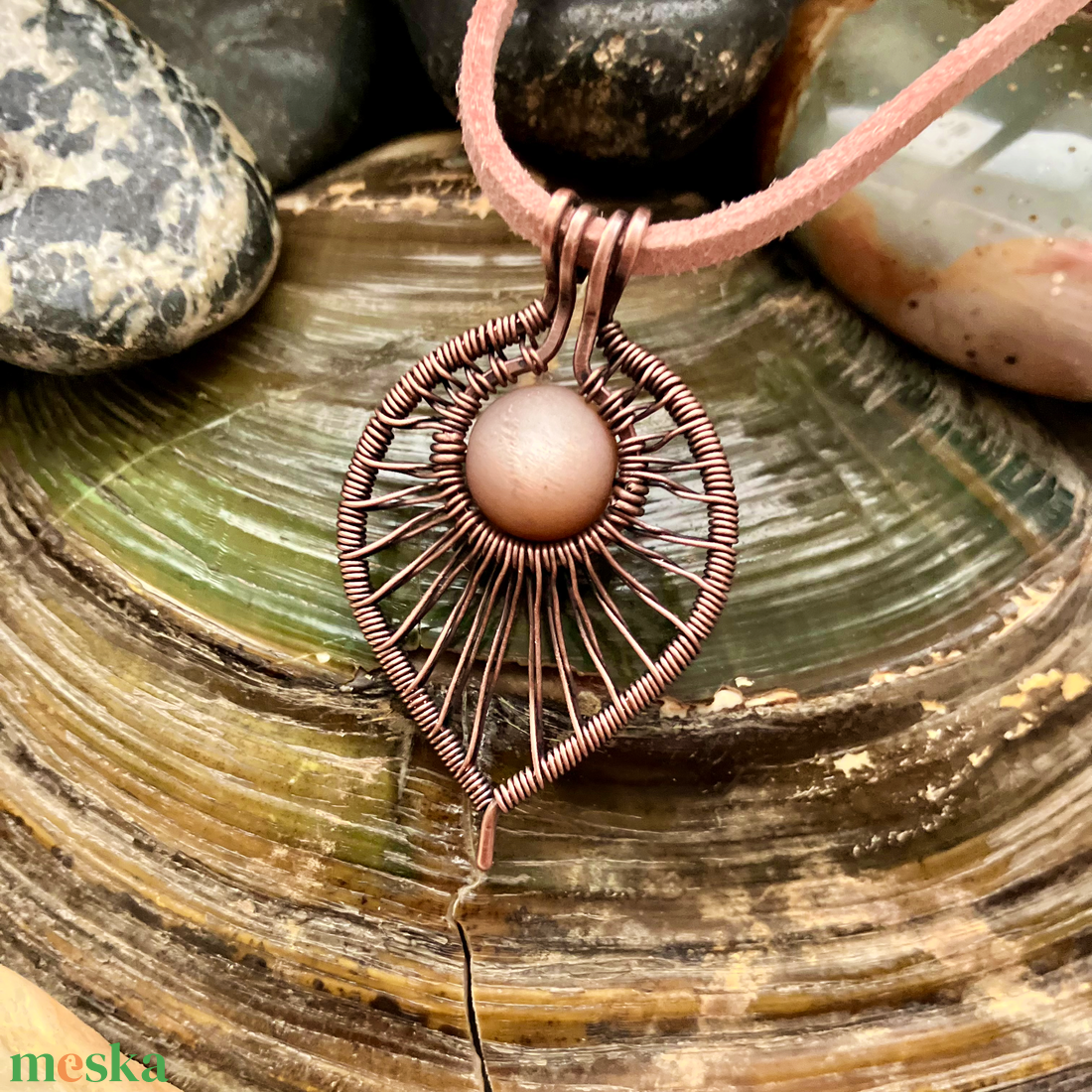 SaraZ // Sunbound nyaklánc  - ékszer - nyaklánc - medálos nyaklánc - Meska.hu