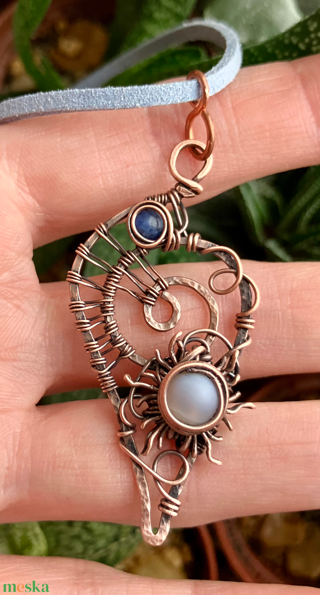 SaraZ // Ocean's Sky nyaklánc - ékszer - nyaklánc - medálos nyaklánc - Meska.hu