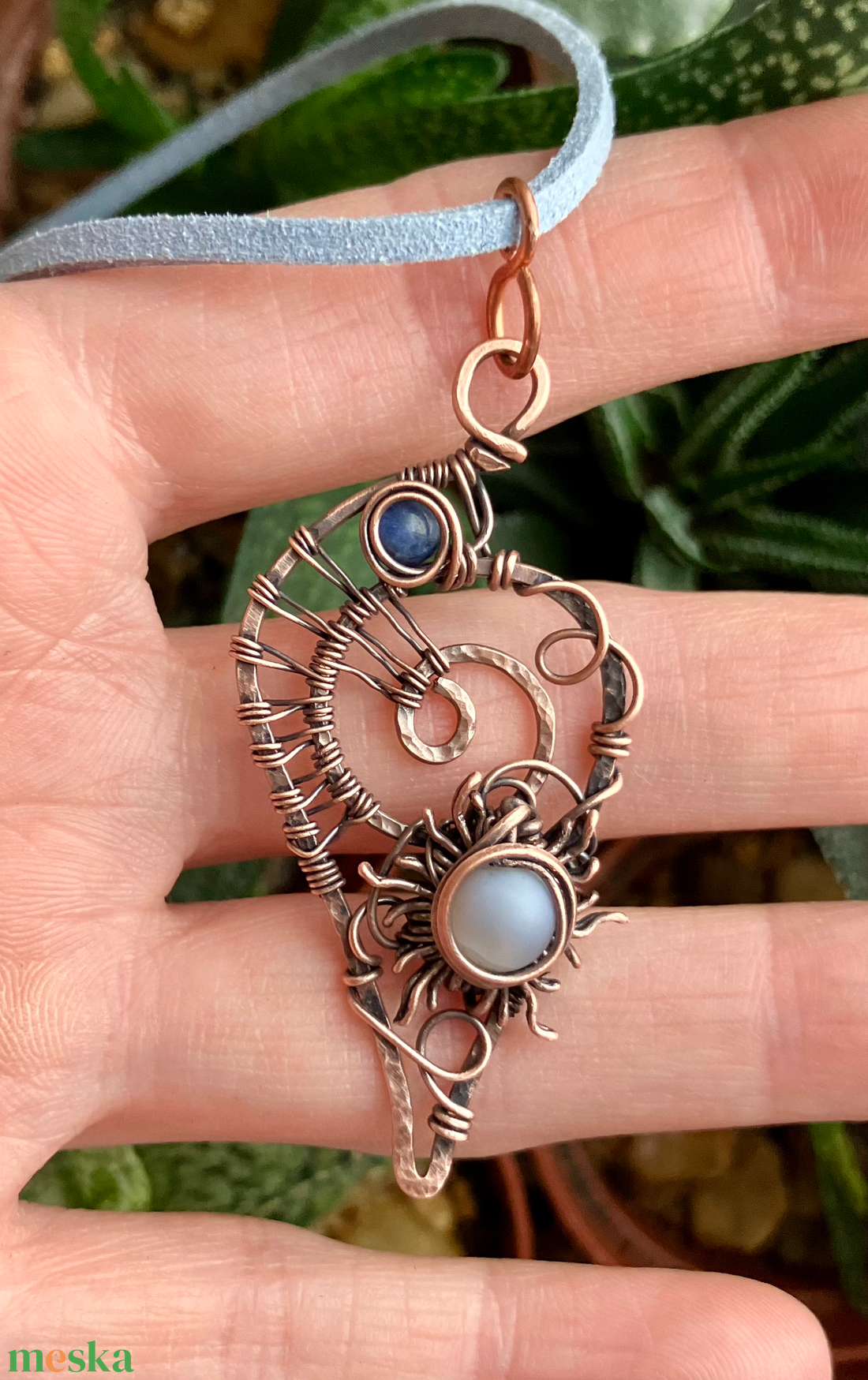 SaraZ // Ocean's Sky nyaklánc - ékszer - nyaklánc - medálos nyaklánc - Meska.hu