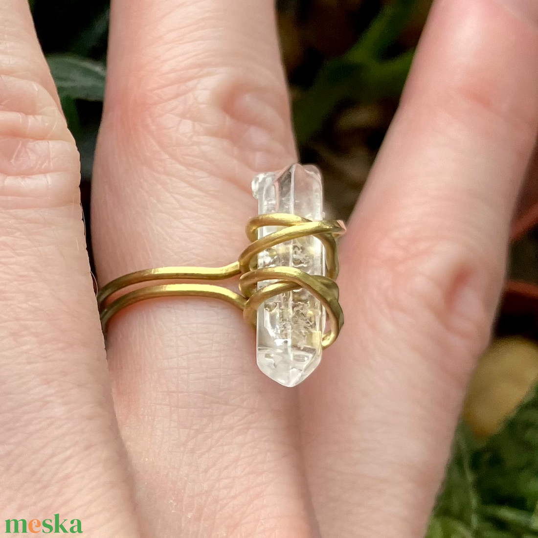 SaraZ // Crystal Ward gyűrű - ékszer - gyűrű - statement gyűrű - Meska.hu