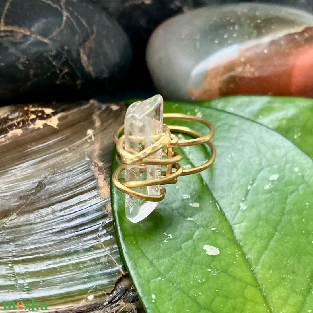 SaraZ // Crystal Ward gyűrű - ékszer - gyűrű - statement gyűrű - Meska.hu