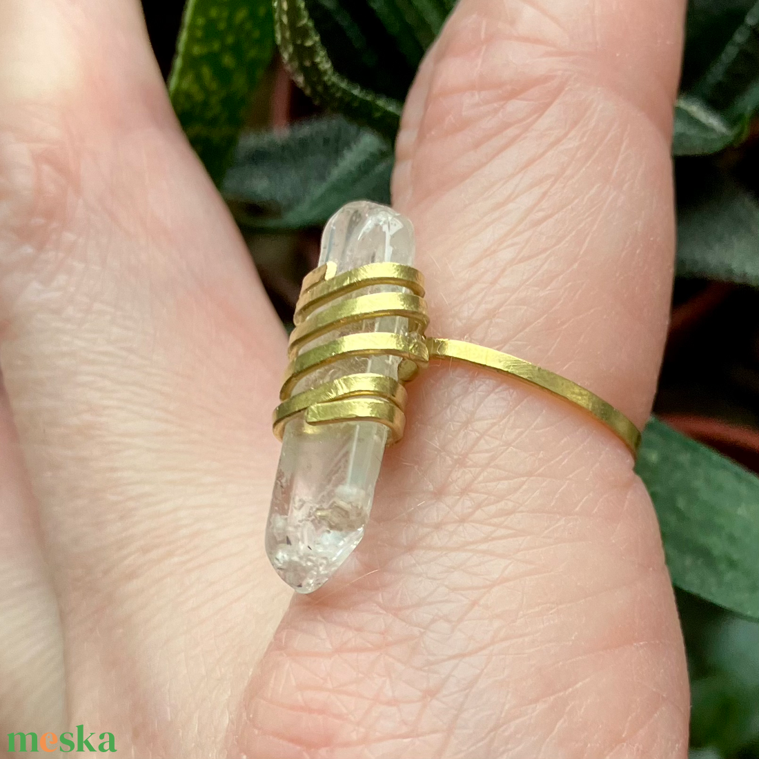 SaraZ // Crystal Ward gyűrű - ékszer - gyűrű - statement gyűrű - Meska.hu